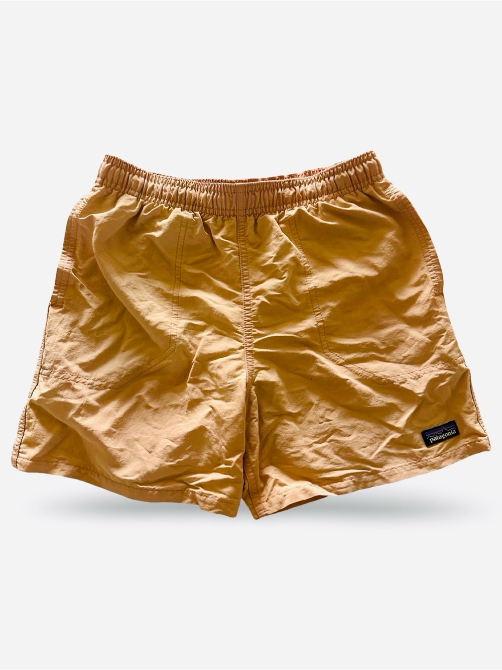 Patagonia Kids Golden-Tan Swim Trunks